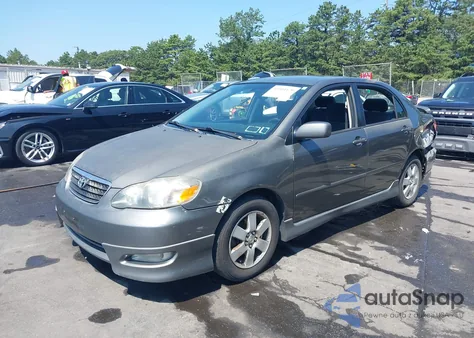 2008 Toyota Corolla S из США, поврежденный, VIN 2T1BR32E78C856647